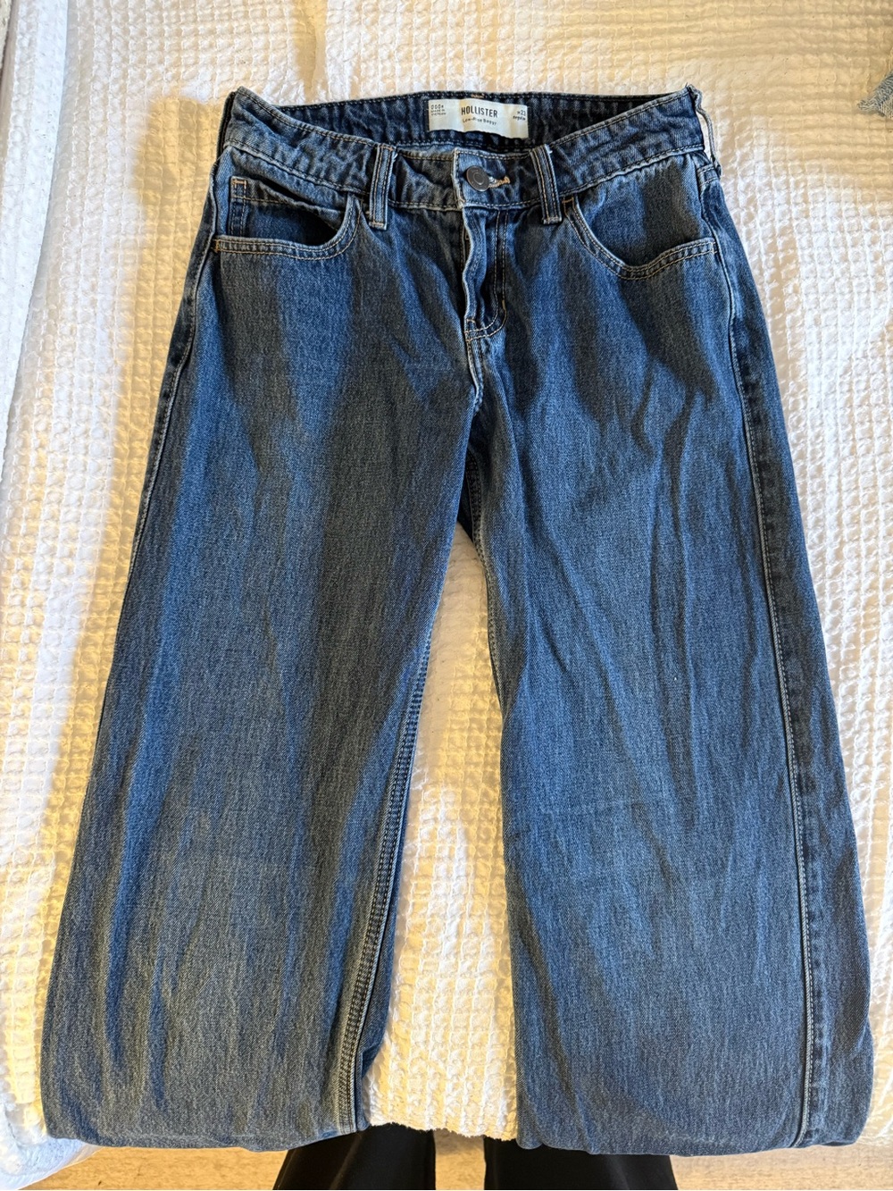 Hollister Medium Blue Relaxed Jeans